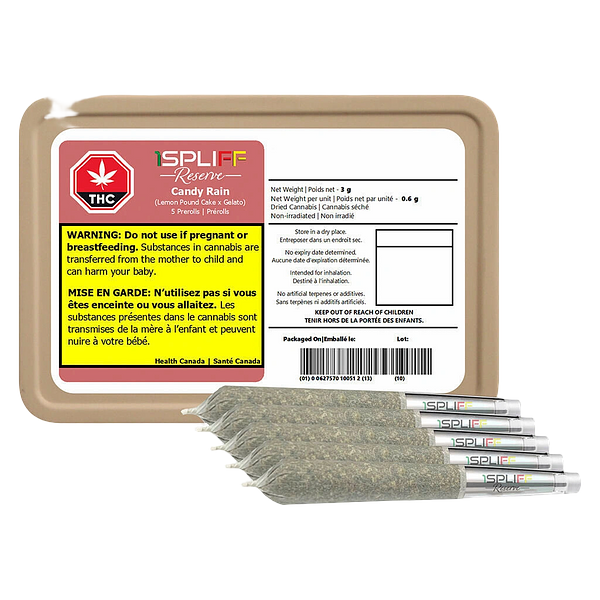 1Spliff Reserve - Candy Rain Premium Glass Tip Pre Roll