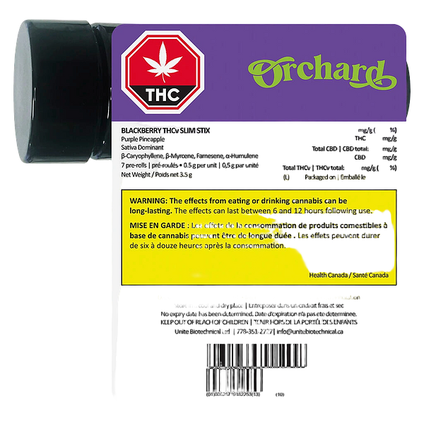 Orchard - Blackberry THCV Slim Stix Pre-Roll