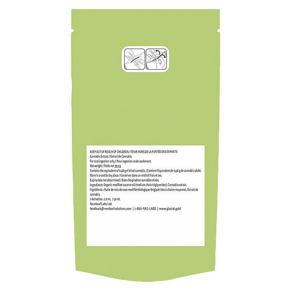 Glacial Gold - Elements CBG:CBD 15:15 Oil Drop