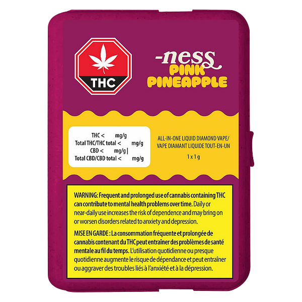 -ness - Pink Pineapple All In One Liquid Diamond Vape