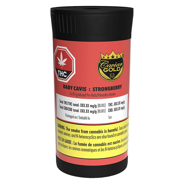 Caviar Gold - Baby Cavi’s Strongberry Infused Pre-Roll