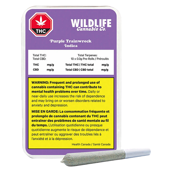 Wildlife Cannabis Co. - Purple Trainwreck Pre-Roll