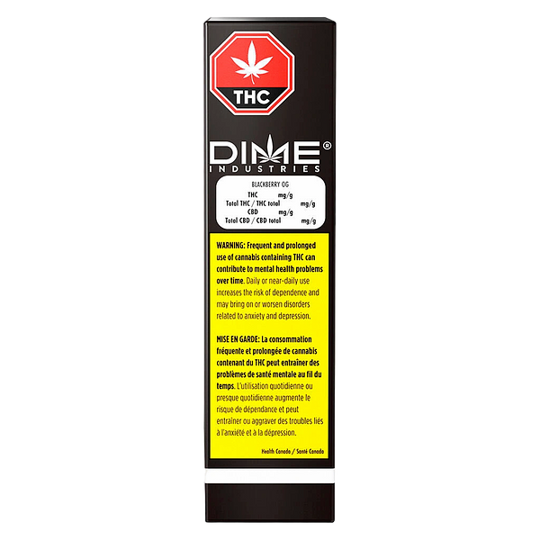 Dime Industries - Blackberry Og - Liquid Diamond Disposable Vape