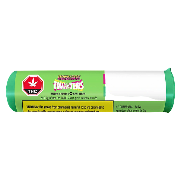 RIZZLERS - Twisters - Melon Madness & Kiwiberry Infused Pre Roll