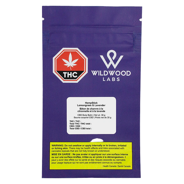Wildwood Labs - Hempstick Lemongrass & Lavender