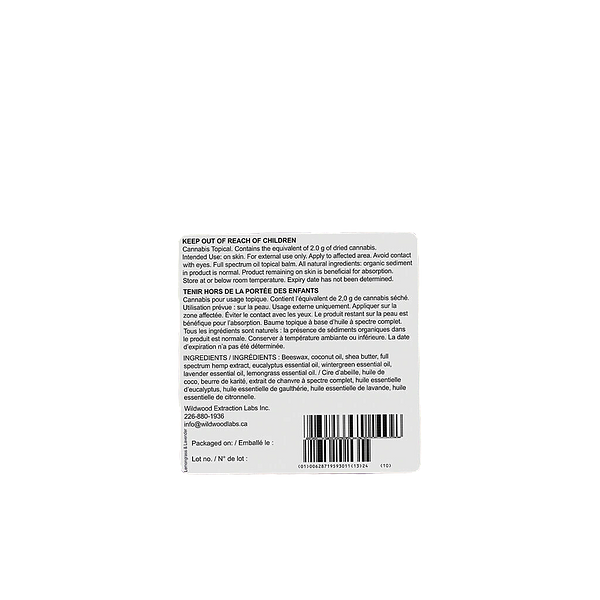 Wildwood Labs - Hempstick Lemongrass & Lavender