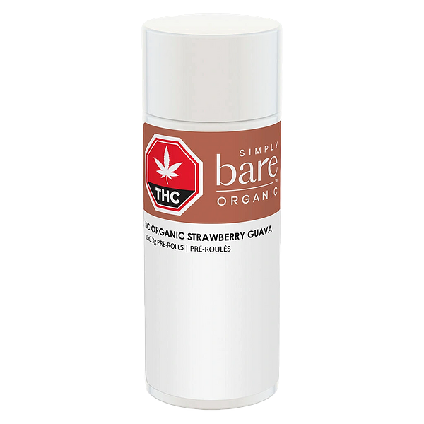 Simply Bare - Bc Organic Strawberry Guava Pre Roll