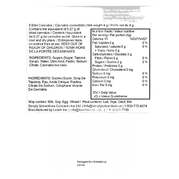 Astrolab - Dab Pop Live Rosin Gummy