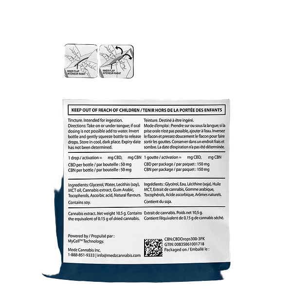 MOD - Cbn:Cbd Drops 300