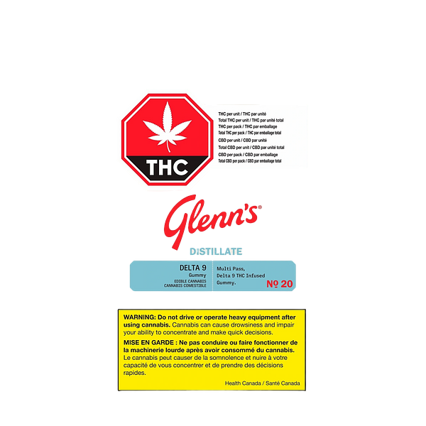 Glenn's - No.20 Distillate Delta 9 - Peach