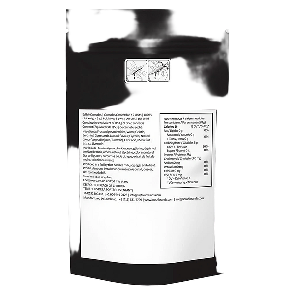 Pistol and Paris - Orange Tingz Live Rosin Gummies