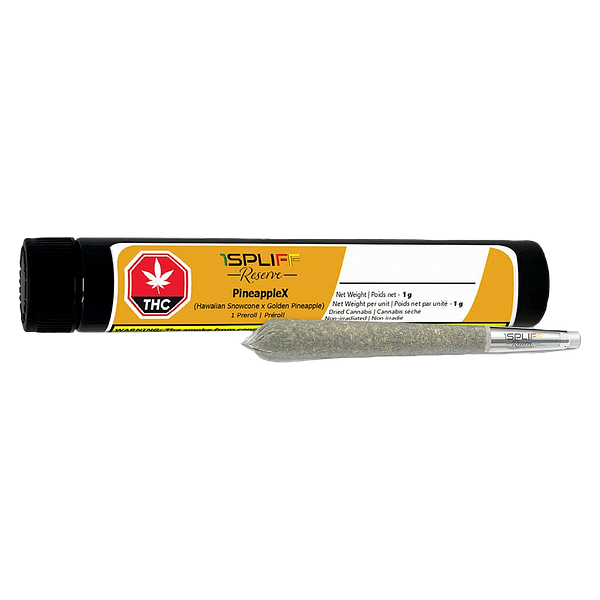 1Spliff Reserve - Pineapplex Premium Glass Tip Pre-Roll