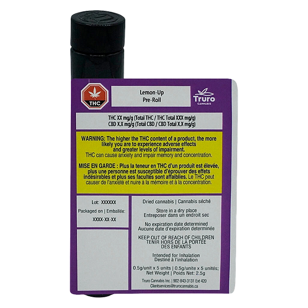 Truro - Lemon-Up Pre-Roll