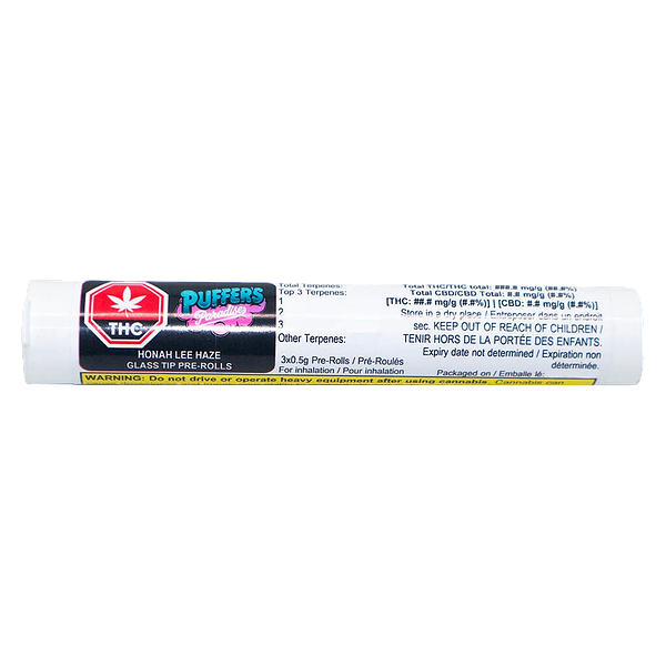 Puffer's Paradise - Honah Lee Haze Glass Tip Pre Roll