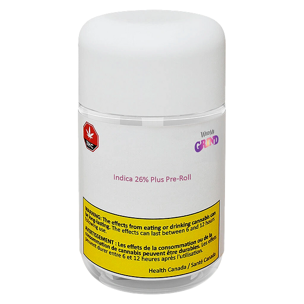 Weed Me Grind - Indica 26 Plus Pre Roll