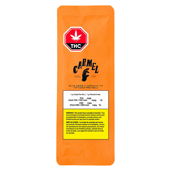 Carmel - Blue Nerd-Z Ceramic Tip Infused Pre-Roll