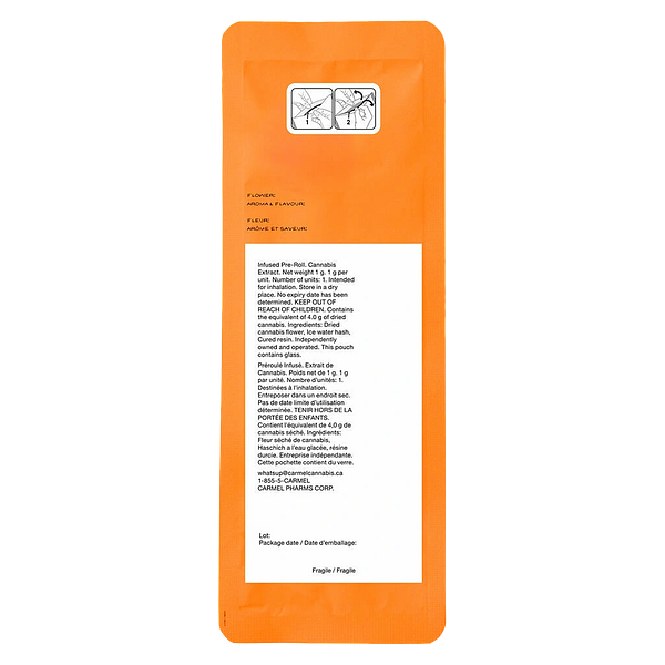 Carmel - Blue Nerd-Z Ceramic Tip Infused Pre-Roll