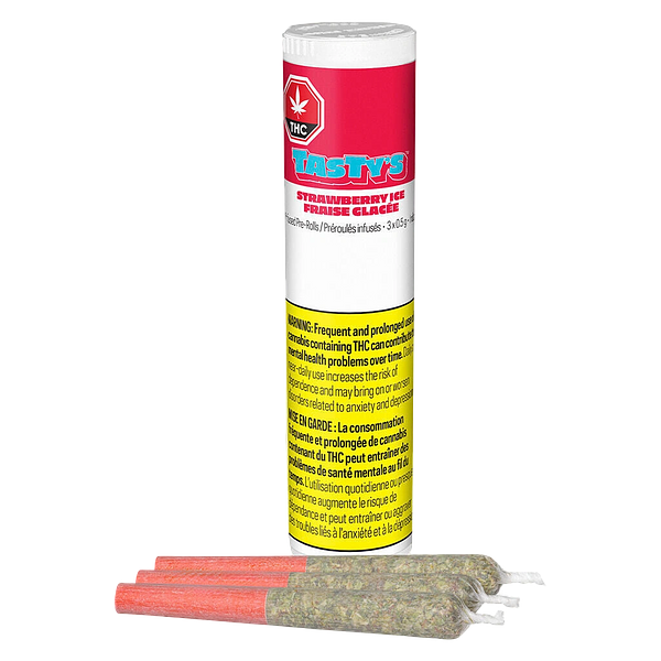 Tasty's - Strawberry Ice Diamond Infused Pre-Roll