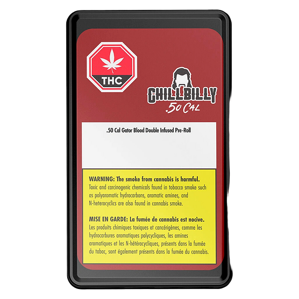 Chillbilly - .50 Cal Gator Blood Double Infused Pre Roll