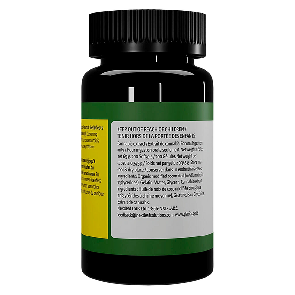 Glacial Gold - Cbg:Thc 5:5 Softgels