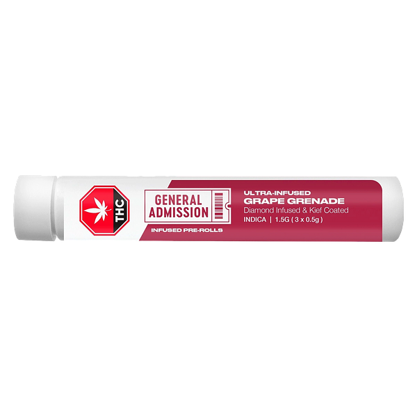 General Admission - Grape Grenade Diamond Infused Pre-Rolls