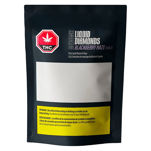 DEBUNK - Blackberry Haze Liquid Diamonds 510 Thread Cartridge