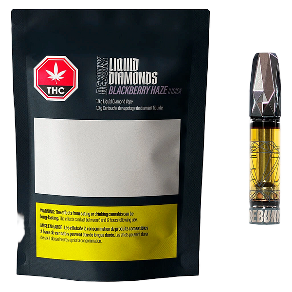 DEBUNK - Blackberry Haze Liquid Diamonds 510 Thread Cartridge