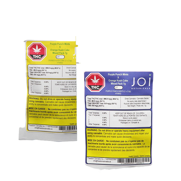 Joi Botanicals - Purple Punch Mints X Orange Kush Cake Mixed Pack