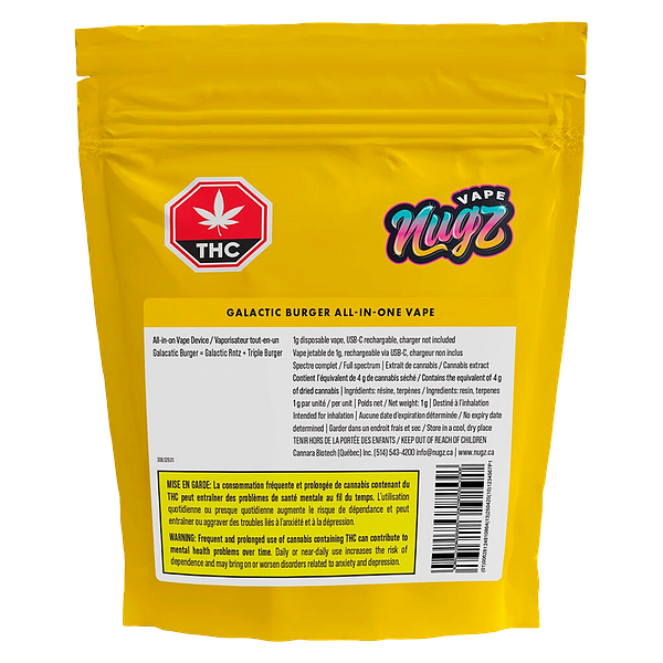 Nugz Vapes - Galactic Burger Resin All-in-One Vape