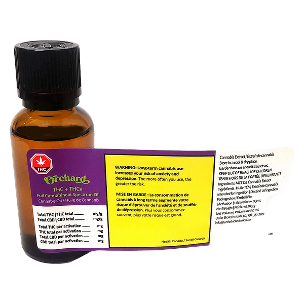 Orchard - THC+THCv Full Cannabinoid Spectrum Oil