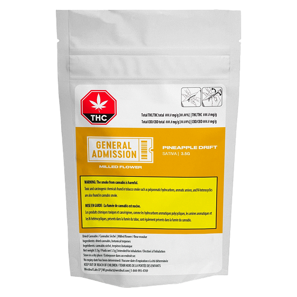 General Admission - Pineapple Drift Milled Flower