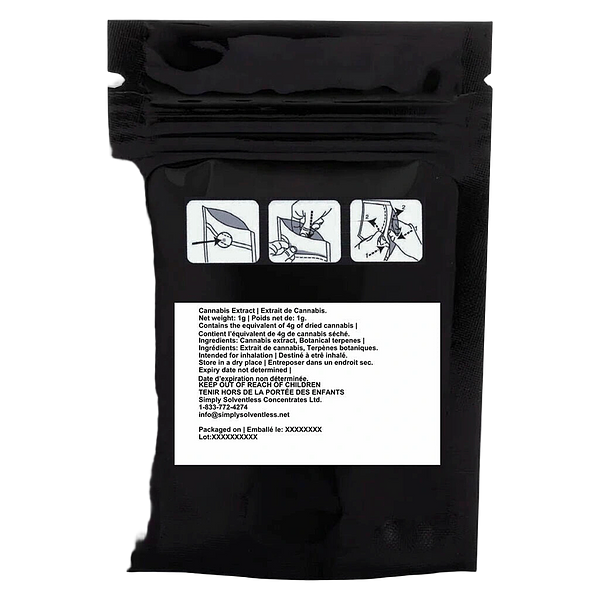 Frootyhooty - Honey Berry Hype Distillate & Live Rosin Disposable Vape