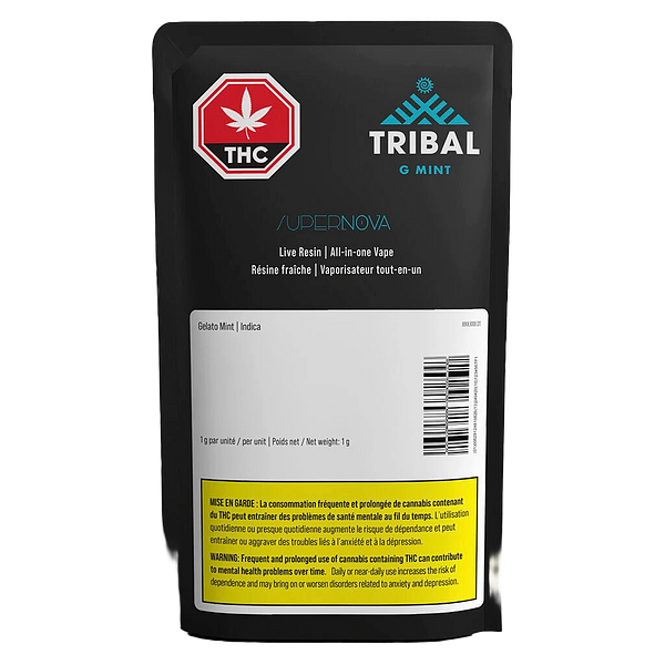 Tribal - G Mint Supernova Live Resin All In One Vape