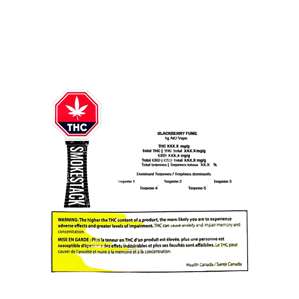 Smokestack - Blackberry Fume AIO Disposable Vape