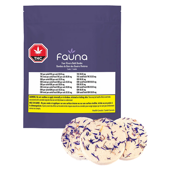 Fauna - Four Rivers Bath Bombs With CBD CBG CBN And THC