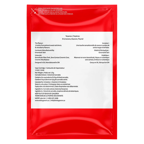 Sticky Greens - The Twizz Liquid Diamond 510 Thread Cartridge