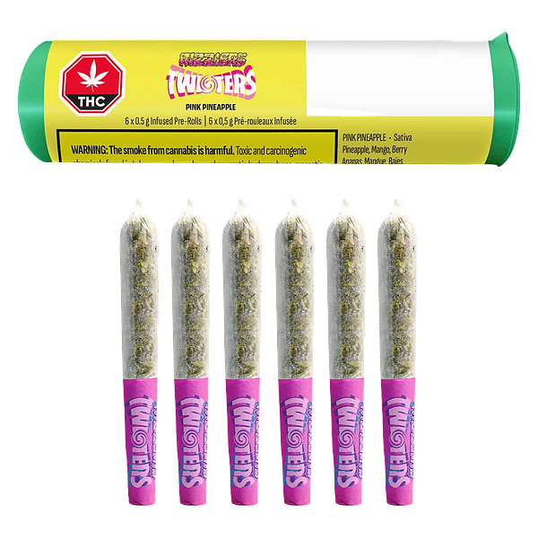 RIZZLERS - Twisters - Pink Pineapple Infused Pre Roll