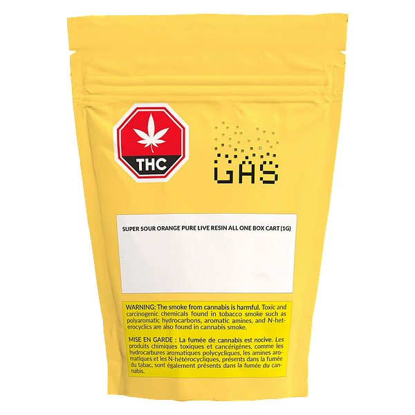 (GAS) - Super Sour Orange Pure Live Resin All in One Box Cart