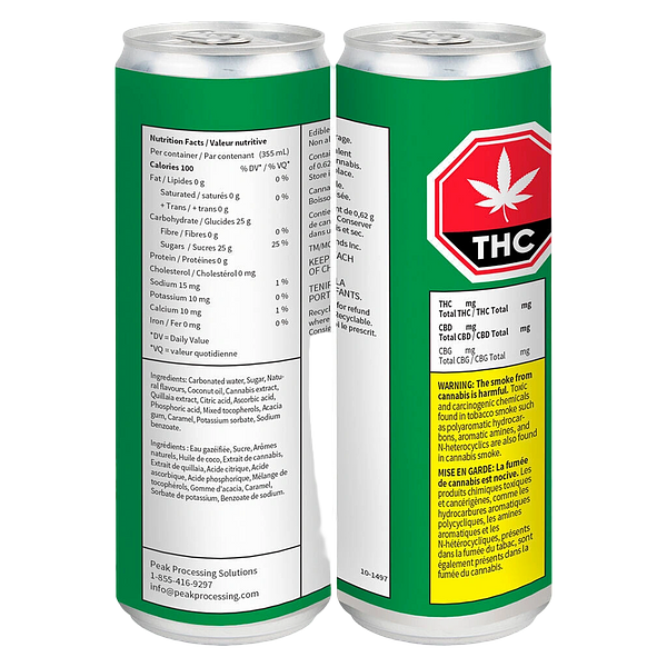 Sweet Justice - Lemonade Ginger Ale 10 + 10 CBG