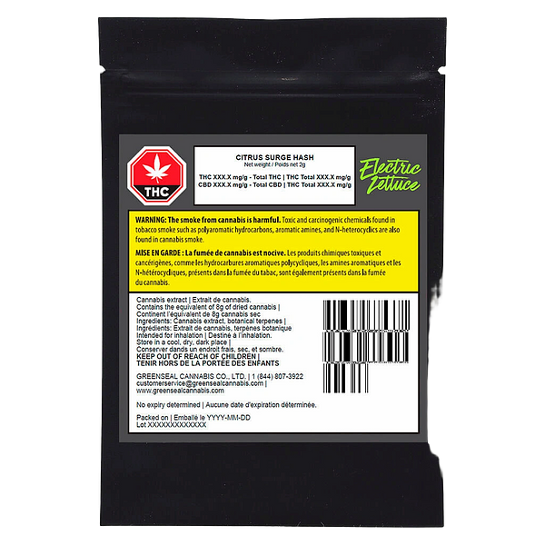 Electric Lettuce - Citrus Surge Hash
