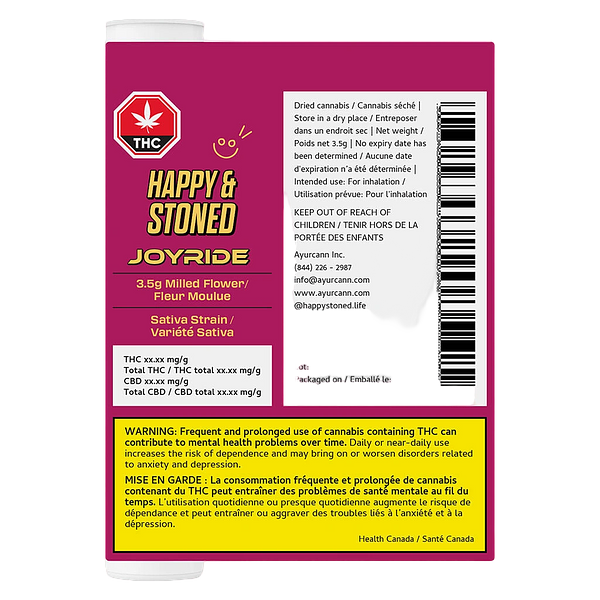 Happy & Stoned - Joyride Sativa Milled Flower