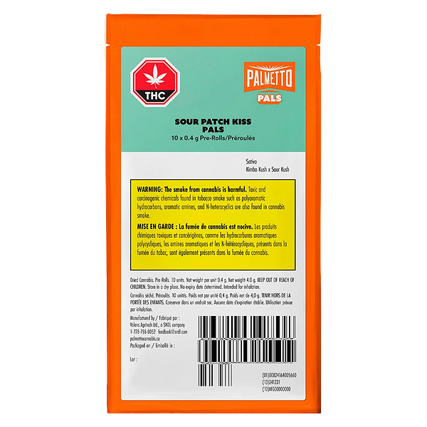 Palmetto - Sour Patch Kiss Pals Pre Roll