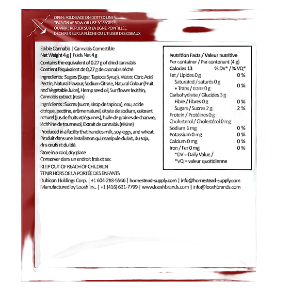 Homestead - Triple Berry Indica Resin Chews