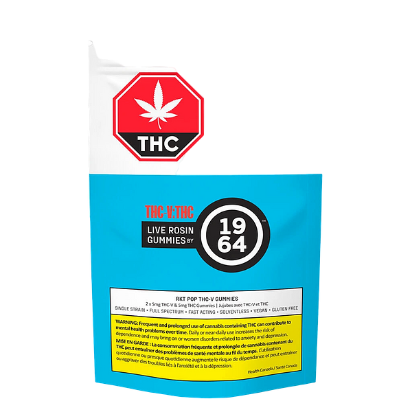 1964 - Thc:Thc-V Rkt Pop Live Rosin Gummies