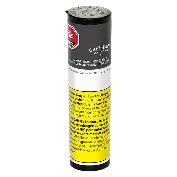 Greybeard -  Pink Sunset Pure Live Resin 510 Thread Cartridge