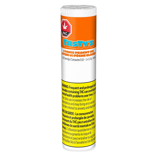 Tasty's - Lychee Peachy Ice Liquid Diamond 510 Thread Cartridge