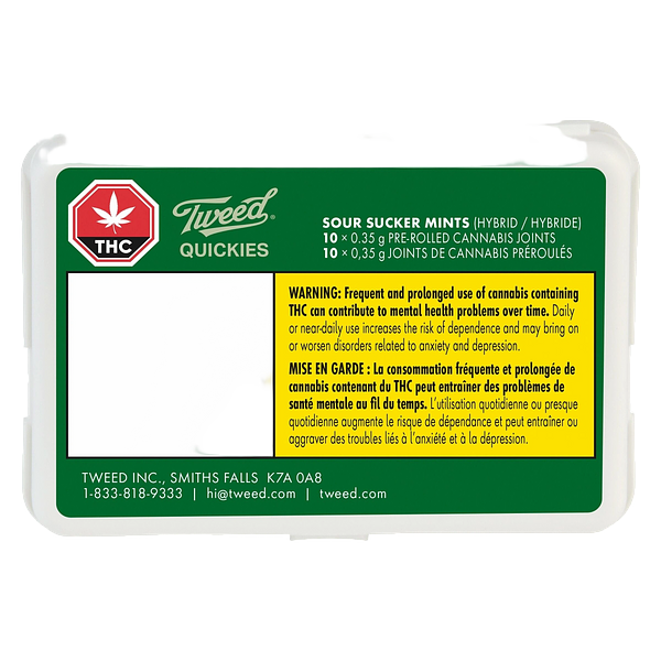 Tweed - Quickies Sour Sucker Mints Pre Roll