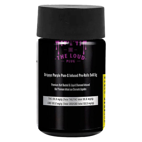 The Loud Plug - Drippyz Purple Pom-G Infused Pre Roll