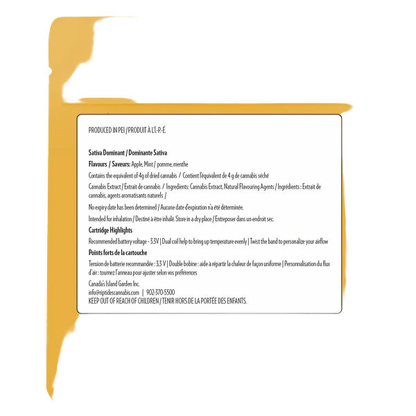 Riptides - Frozen Orchard 510 Thread Cartridge