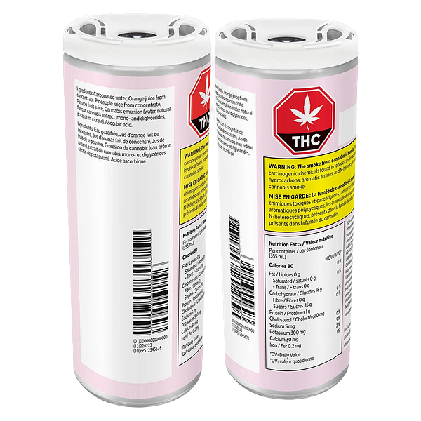 Sense & Purpose - Recharge Orange Pineapple Passionfruit Sparkling Water Juice